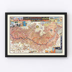 Vintage Map of Grand Canyon 1931