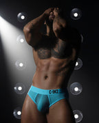 Super Bright Low Rise Brief Neon Blue