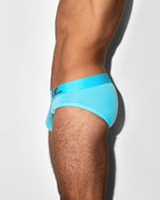 Super Bright Low Rise Brief Neon Blue