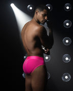 Super Bright Low Rise Brief Neon Pink