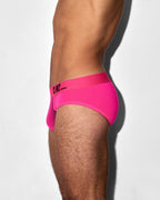 Super Bright Low Rise Brief Neon Pink