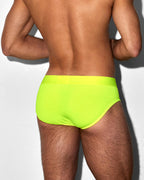 Super Bright Low Rise Brief Neon Yellow