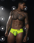 Super Bright Low Rise Brief Neon Yellow
