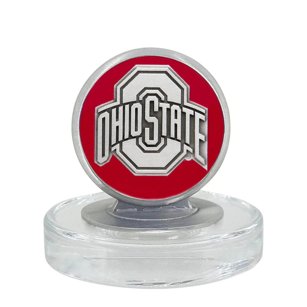 2024-25 Ohio State Football Championship Heritage Decanter and 2 Glasses w/  3D Top w/ Chest Box