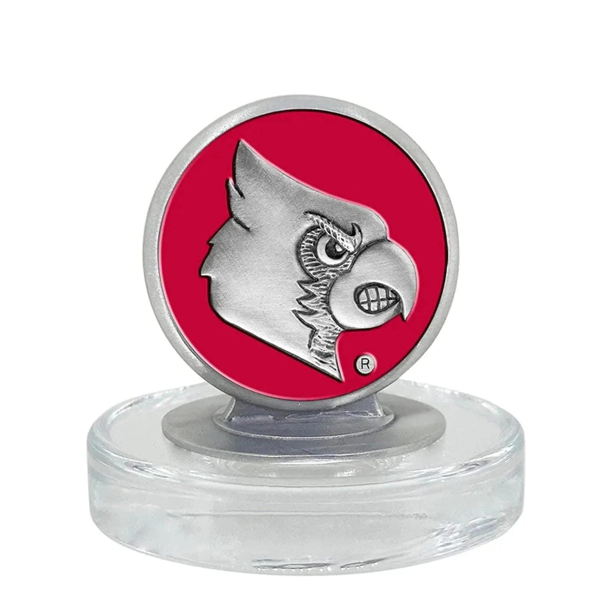 Louisville Cardinals Heritage Decanter with 3D Top and 2 Glasses with Chest Box