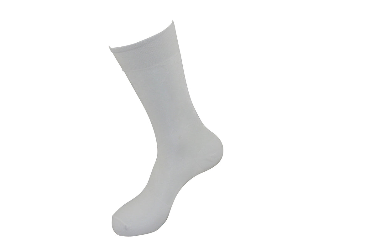 Men's Nylon Socks 102 White