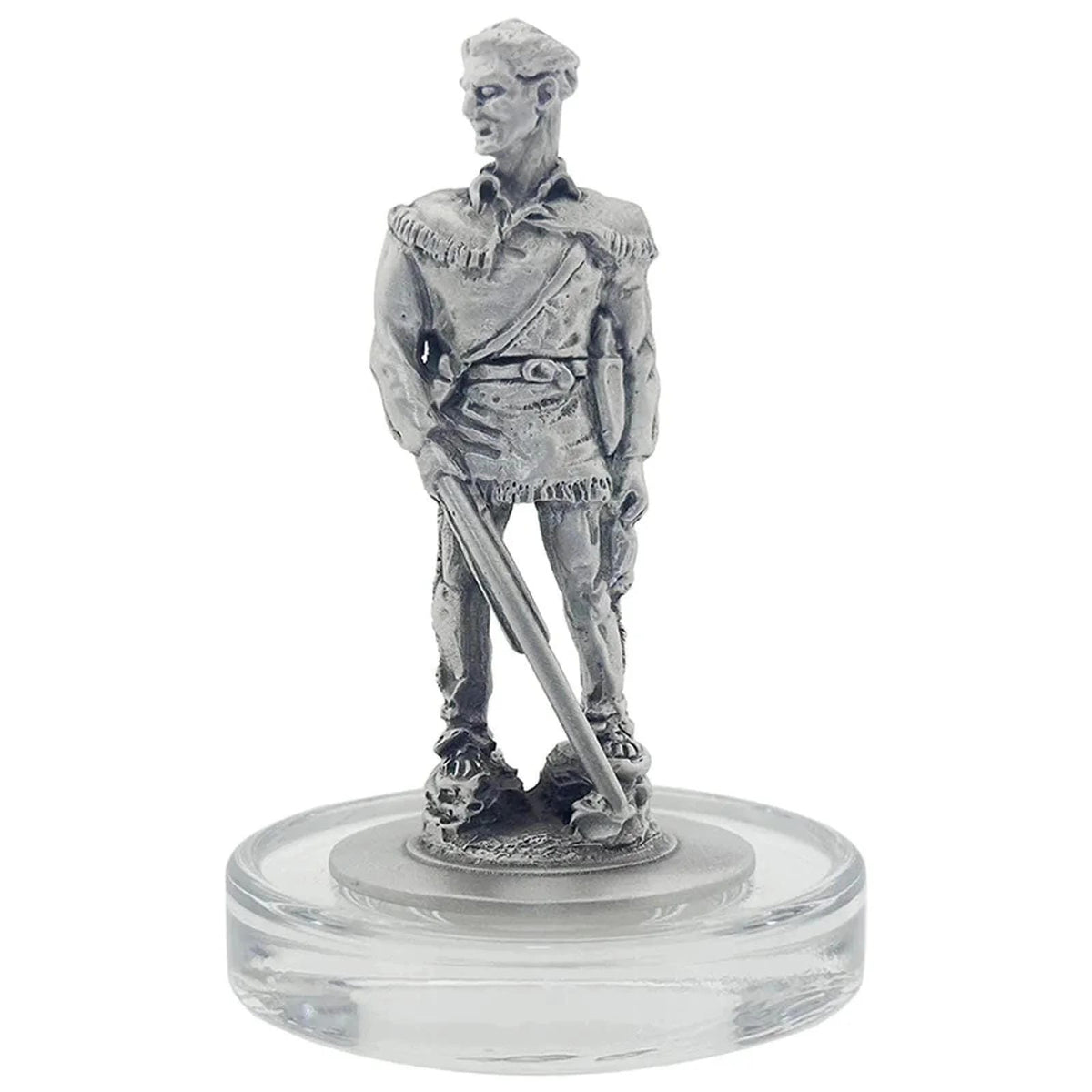 West Virginia University Heritage Decanter with 3D Top Mountaineer and 2 Glasses with Chest Box