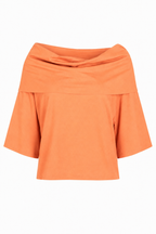 Pima Cotton Jackie O Top - Creamsicle