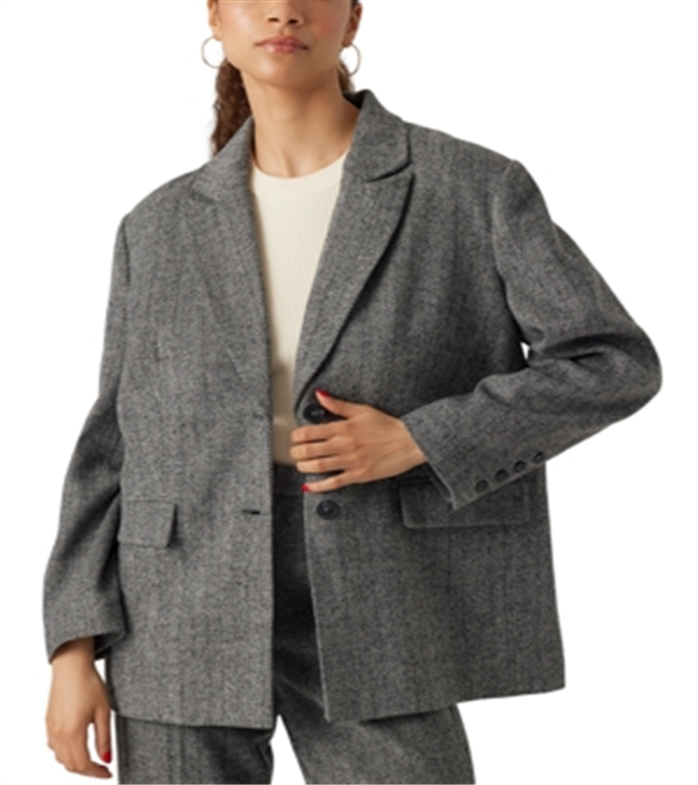 Vero Moda Lizzie Oversized Blazer Gray