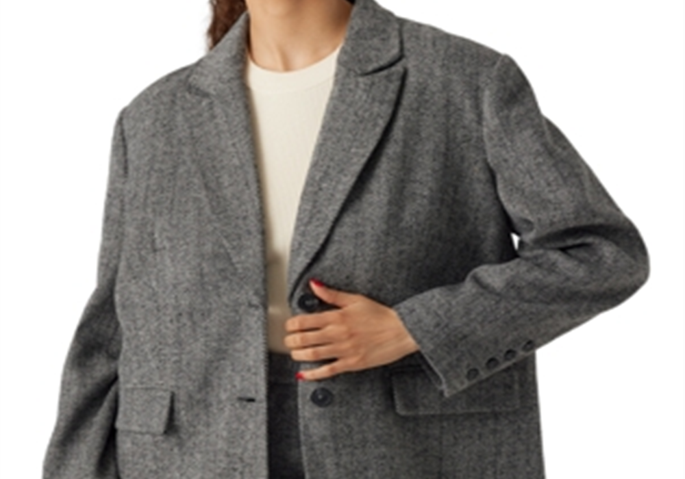 Vero Moda Lizzie Oversized Blazer Gray
