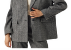 Vero Moda Lizzie Oversized Blazer Gray