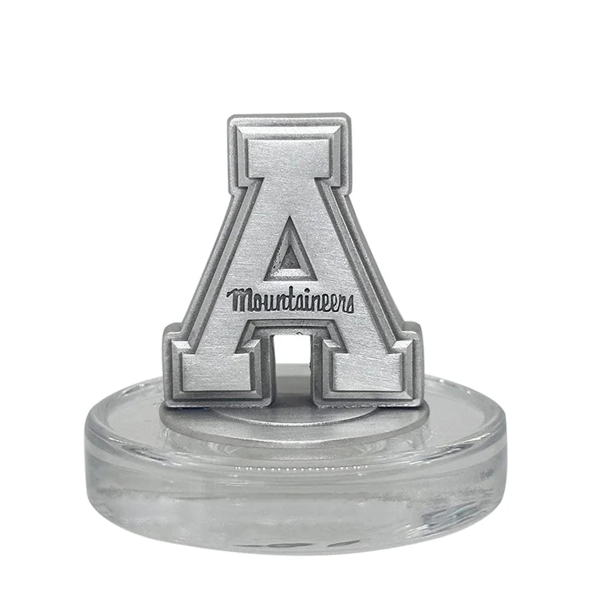 Appalachian State Mountaineers Heritage Decanter with 3D Top and 2 Glasses with Chest Box