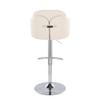 Dahlia - Contemporary Adjustable Barstool With Swivel (Set of 2)