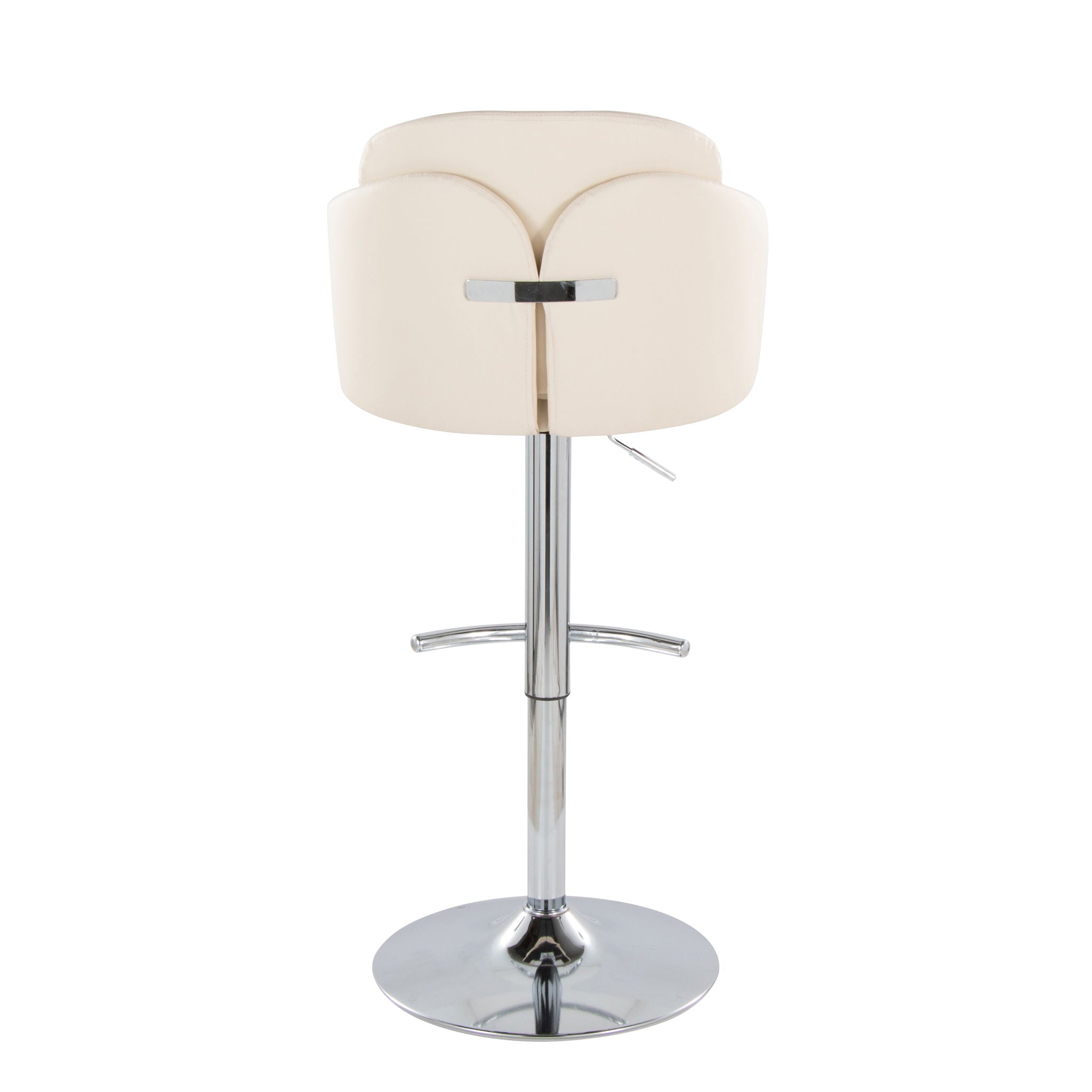 Dahlia - Contemporary Adjustable Barstool With Swivel (Set of 2)