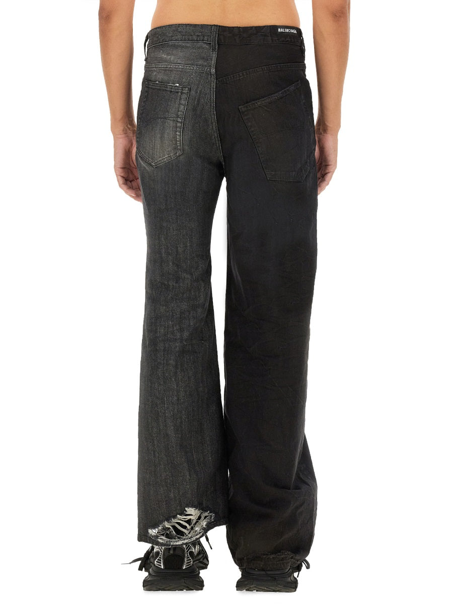 Balenciaga Fifty-Fifty Jeans