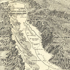 Vintage Map of Death Valley 1929