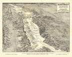 Vintage Map of Death Valley 1929