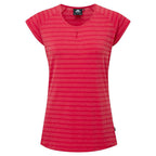 Mountain Equipment Women's Equinox Tee - 14 - Virtual Pink Stripe