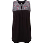 Sherpa Women's Shaanti Embroidered Top - Black XXL