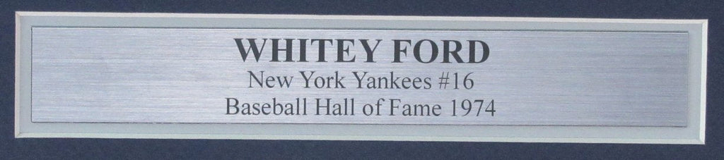 Whitey Ford HOF Signed/Auto 8x10 Photo New York Yankees Framed JSA 190851