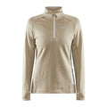 Craft Sportswear Women's Core Trim Thermal Midlayer Top - Small - Crock / Melange