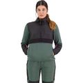 Mons Royale Women's Decade Mid Pullover - Burnt Sage/Black