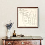 Vintage Campus Map of University of Minnesota 1930