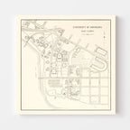 Vintage Campus Map of University of Minnesota 1930