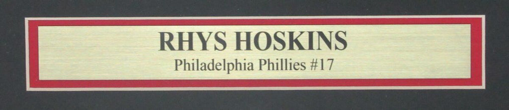Rhys Hoskins Phillies Signed/Autographed 16x20 Photo Framed JSA 145858