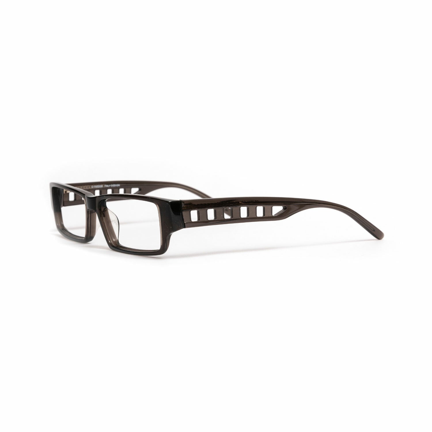 Men's // Rectangular Acetate Glasses // Brown