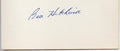 Bill Hitchcock d.2006 Tigers/Senators/Browns Signed 3x5 Index Card 145390