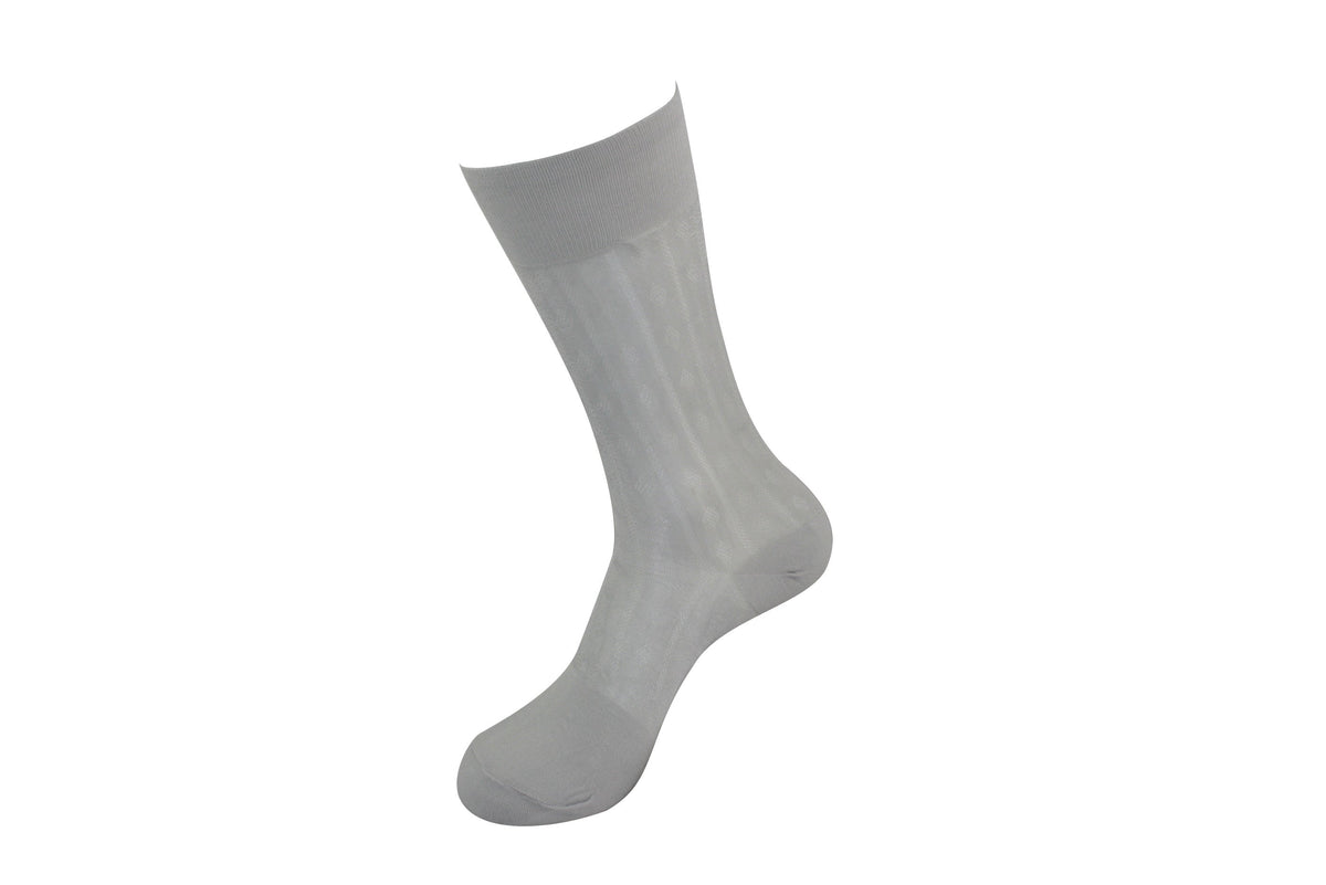 Men's Nylon Socks 108 Silver
