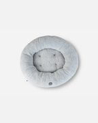 Chester & Lee | Furry Gray Donut Dog Bed