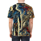 Encrypted Horizons Anti-Surveillance Tee Shirt – Adversarial Pattern Clothing