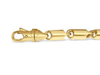 Miami Cuban Solid White/Yellow/Rose Gold Handmade Necklace , 7mm, 16-30 Inch