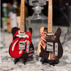 The Rolling Stones "Sticky Fingers" Collectible Miniature Guitar