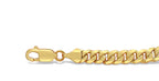 Miami Cuban Solid White/Yellow/Rose Gold Handmade Necklace , 8mm, 16-30 Inch