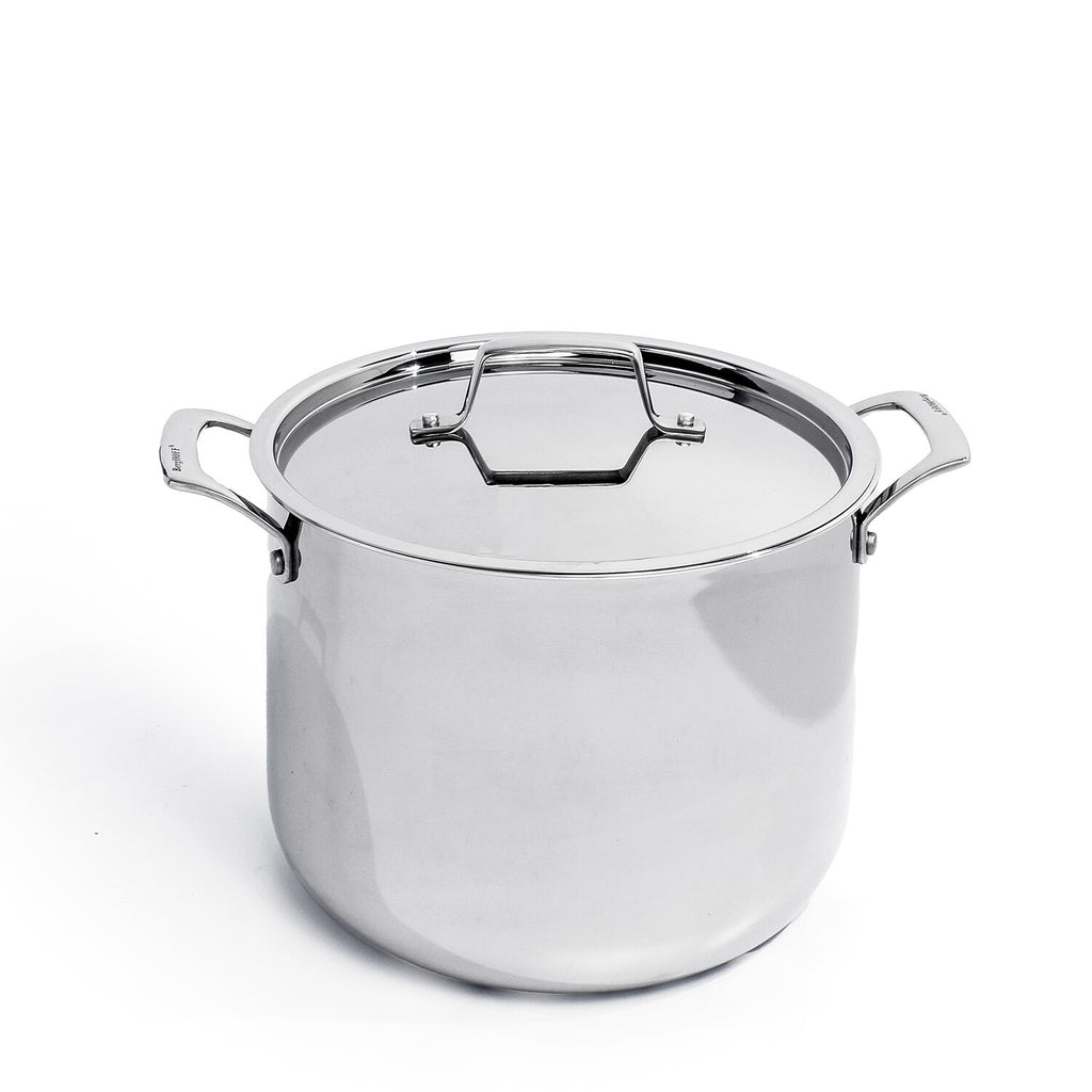 BergHOFF Professional 13pc Tri-Ply 18/10 Stainless Steel Cookware Set with SS Lids