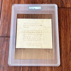 ABRAHAM LINCOLN Autograph Handwritten Lawyer Note Signature Signed PSA President