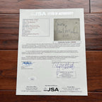 PAUL McCARTNEY * JSA Beatles Parlophone Promo Card AUTOGRAPH Set SIGNED by Paul