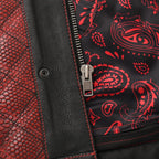 Kingsnake Men’s Motorcycle Leather Vest
