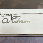 THOMAS EDISON Autograph PHOTO Signed * Light Bulb Inventor Signature * PSA