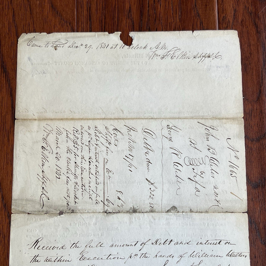 ABRAHAM LINCOLN Signed Early LEGAL CASE Signature Autograph * PSA President