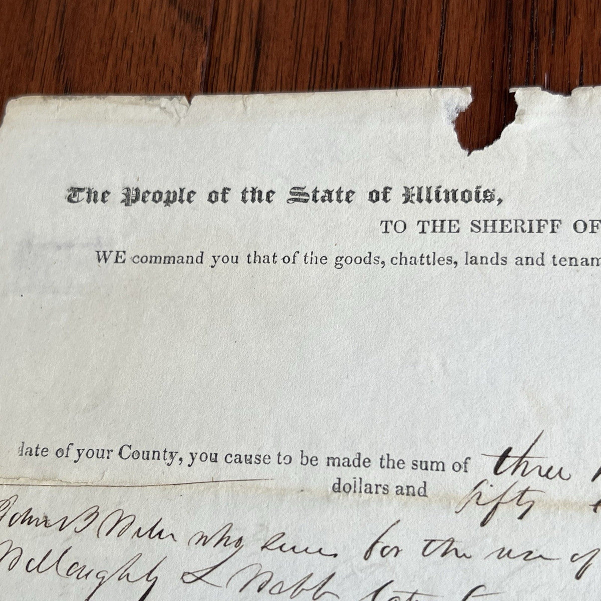 ABRAHAM LINCOLN Signed Early LEGAL CASE Signature Autograph * PSA President