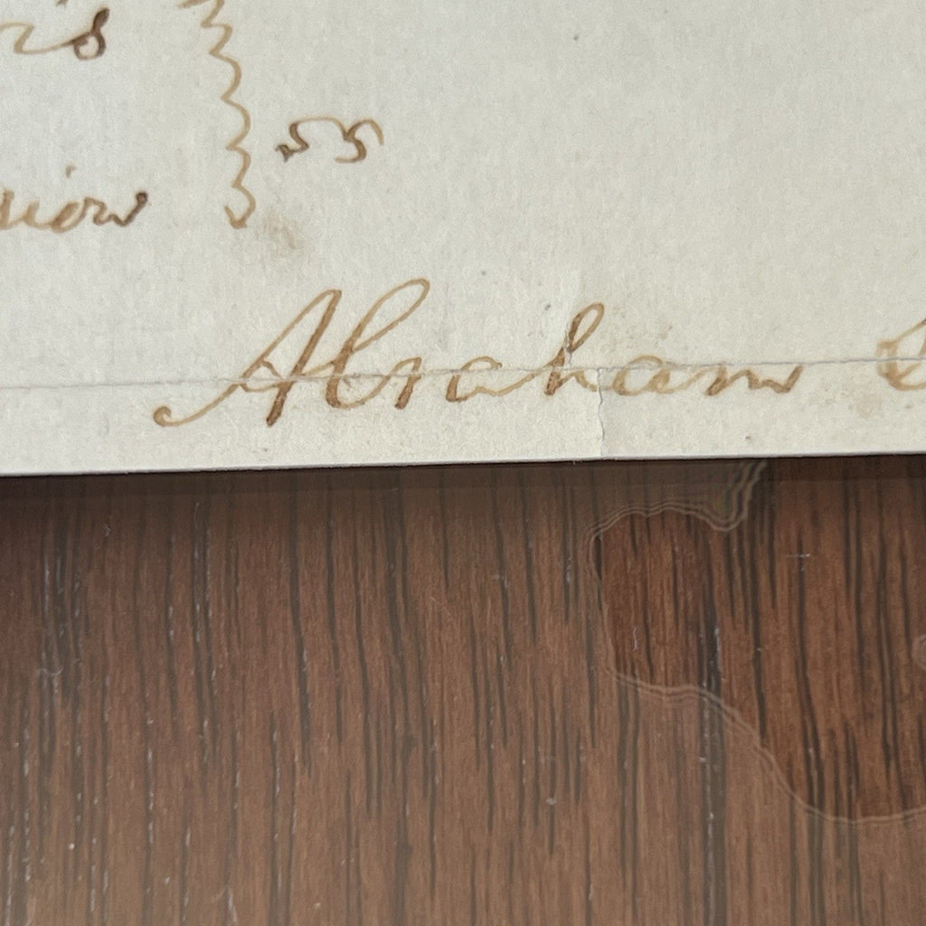 ABRAHAM LINCOLN Autograph Handwritten Lawyer Note Signature Signed PSA President