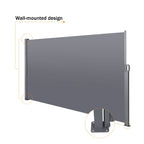 Retractable Side Screen Awning, Uv Resistant