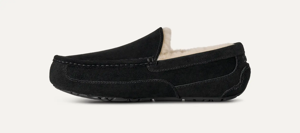 Men's Ascot Sheepskin Suede Slipper