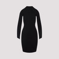 Courreges Circle Rib Mini Dress Women