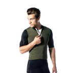 Alitios Men's Army Green/Black Vertos Jersey