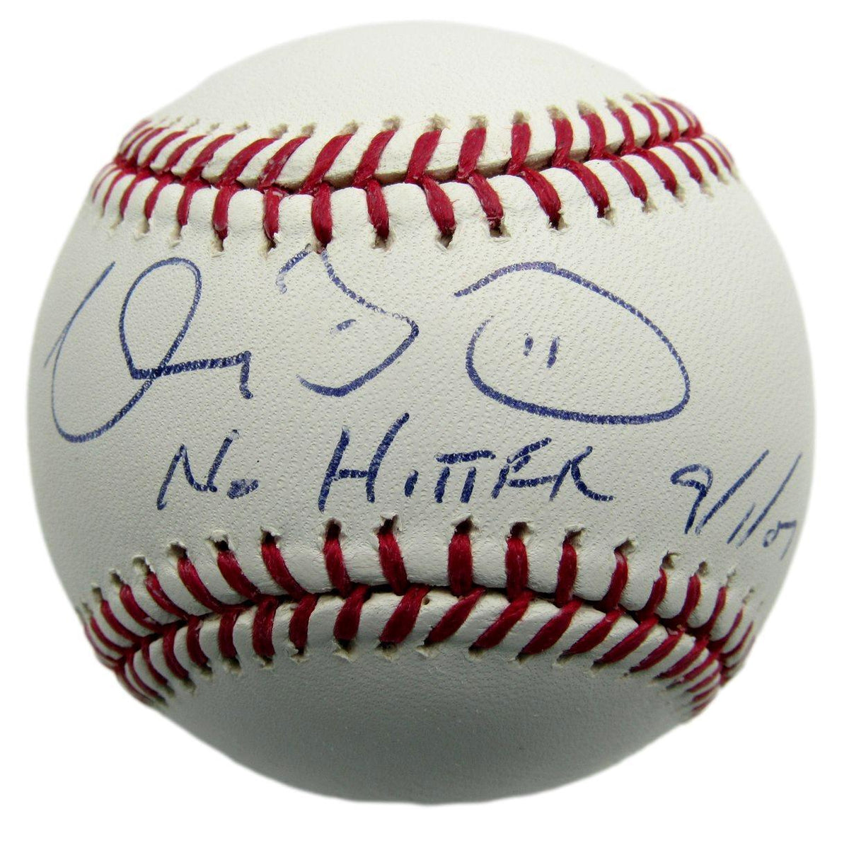 Clay Buchholz Autographed/Inscribed OML Baseball Boston Red Sox No-Hitter JSA